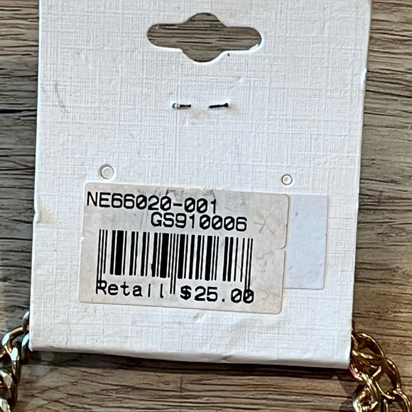 NWT, Icon Collection, Navy Blue, 18in set necklace and earrings - Picture 3 of 4